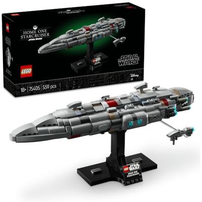 Lego Star Wars Krążownik typu Home One, Zestaw dla Dorosłych Fanów Filmu Gwiezdne Wojny: Powrót Jedi, Model Statku Kosmicznego, Pomysł na Prezent dla Nastolatków, dla Mężczyzn i Kobiet, 75405 Lego Star Wars Krążownik typu Home One, Zestaw dla Dorosłych Fanów Filmu Gwiezdne Wojny: Powrót Jedi, Model Statku Kosmicznego, Pomysł na Prezent dla Nastolatków, dla Mężczyzn i Kobiet, 75405