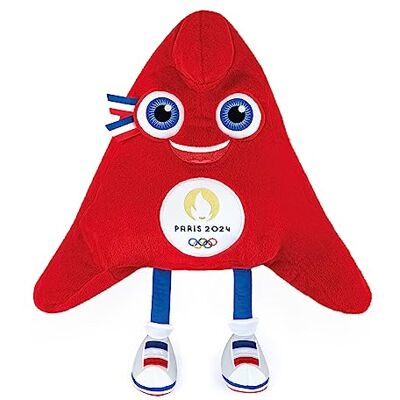 Doudou et Compagnie Phryge Pluszowy 50 cm Oficjalna maskotka JO PARIS 2024 Czerwony Pluszowy Igrzyska Olimpijskie i Paraolimpijskie Paryż 2024 Czerwona frygijska czapka 50 cm JO2503 Doudou et Compagnie Phryge Pluszowy 50 cm Oficjalna maskotka JO PARIS 2024 Czerwony Pluszowy Igrzyska Olimpijskie i Paraolimpijskie Paryż 2024 Czerwona frygijska czapka 50 cm JO2503