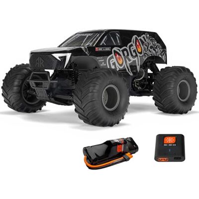 ARRMA 1/10 Gorgon 2WD RTR Monster Truck Mega 550 14T silnik szczotkowy, spektrum SLT2 2,4 GHz, w zestawie akumulator 3300 mAh NiMH i ładowarka S120 USB-C pistolet metalowy ARRMA 1/10 Gorgon 2WD RTR Monster Truck Mega 550 14T silnik szczotkowy, spektrum SLT2 2,4 GHz, w zestawie akumulator 3300 mAh NiMH i ładowarka S120 USB-C pistolet metalowy