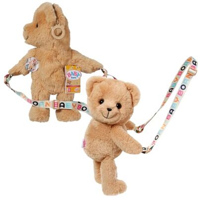 BABY born Torba 836354 Akcesoria do torby na ramię z zamkiem błyskawicznym i markowym paskiem odpowiednia dla dzieci od 3 lat Pasek na ramię, wzór Teddy, torba na ośmiornice BABY born Torba 836354 Akcesoria do torby na ramię z zamkiem błyskawicznym i markowym paskiem odpowiednia dla dzieci od 3 lat Pasek na ramię, wzór Teddy, torba na ośmiornice