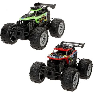 COLORBABY Speed & Go Set 2 Monster Truck, przyciągające wzrok kolory, samochody wyścigowe, samochody cierne, ciężarówka, zabawki dla dzieci + 3 lata (39530) COLORBABY Speed & Go Set 2 Monster Truck, przyciągające wzrok kolory, samochody wyścigowe, samochody cierne, ciężarówka, zabawki dla dzieci + 3 lata (39530)