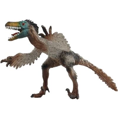 Bullyland 61466 figurka do zabawy Velociraptor, ok. 22 cm dinozaur, wierna w szczegółach, bez PCW, idealna jako figurka na tort i mały prezent dla dzieci od 3 lat Bullyland 61466 figurka do zabawy Velociraptor, ok. 22 cm dinozaur, wierna w szczegółach, bez PCW, idealna jako figurka na tort i mały prezent dla dzieci od 3 lat
