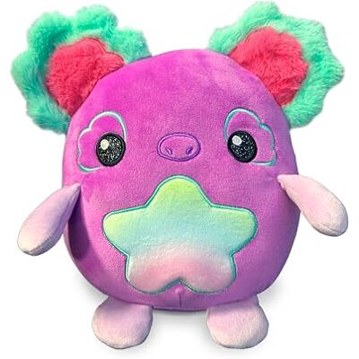 SquishPets CRAZE Chika pluszowa lalka około 19 cm z haftowanymi detalami i efektem na tkaninie SquishPets CRAZE Chika pluszowa lalka około 19 cm z haftowanymi detalami i efektem na tkaninie