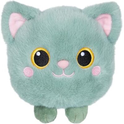 GIPSY Toys Moko Maru Kitty Pluszowy zielony kot 20 cm Kawaii Ultra miękki Pluszowy dla dzieci Prezent dla dziewczynki i chłopca od lat Japoński pluszak 72022 GIPSY Toys Moko Maru Kitty Pluszowy zielony kot 20 cm Kawaii Ultra miękki Pluszowy dla dzieci Prezent dla dziewczynki i chłopca od lat Japoński pluszak 72022