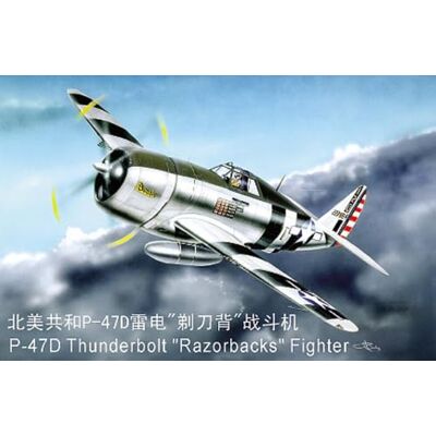 Faller Trumpeter 02262 Zestaw modelarski P-47D Razorback Fighter, średni Faller Trumpeter 02262 Zestaw modelarski P-47D Razorback Fighter, średni
