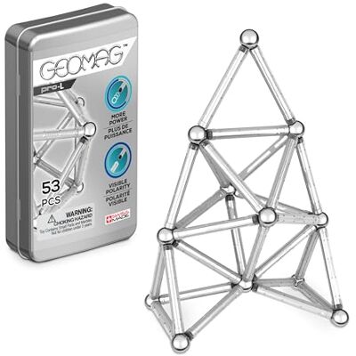 Geomag , Pro-L Pocket Set 040, konstrukcje magnetyczne i gry edukacyjne, 53-częściowy Geomag , Pro-L Pocket Set 040, konstrukcje magnetyczne i gry edukacyjne, 53-częściowy