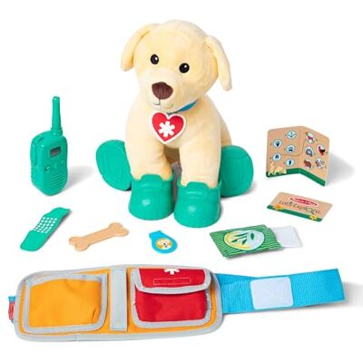 Melissa & Doug Ranger Pies z pluszu z wyposażeniem do poszukiwań i ratownictwa - Pluszowa zabawka Melissa & Doug Ranger Pies z pluszu z wyposażeniem do poszukiwań i ratownictwa - Pluszowa zabawka