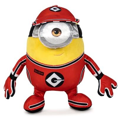 Famosa softies 27 cm New Minions Pit Crew Depicable Movie Me 4 Pluszowa zabawka Minion z błyszczącą tkaniną, pluszak z miękkim wypełnieniem, dla dzieci w wieku 0 lat +, Famosa (760024512) Famosa softies 27 cm New Minions Pit Crew Depicable Movie Me 4 Pluszowa zabawka Minion z błyszczącą tkaniną, pluszak z miękkim wypełnieniem, dla dzieci w wieku 0 lat +, Famosa (760024512)