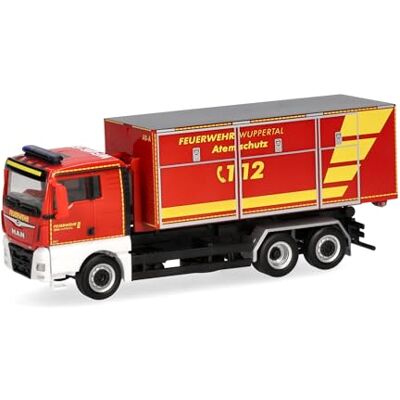 Herpa przyczepa Nooteboom Teletrailer, 3 osie, czerwona, skala 1/87, +D49+D19 Herpa przyczepa Nooteboom Teletrailer, 3 osie, czerwona, skala 1/87, +D49+D19