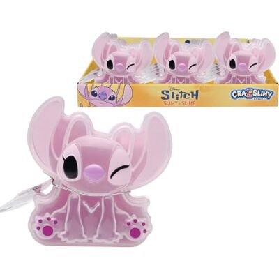 LEXIBOOK Disney Stitch Angel slime pojemnik różowy SLIM01D2LXB Etui wielokrotnego użytku z teksturą sensoryczną, kompaktowa konstrukcja i przenośna zabawa dla dzieci LEXIBOOK Disney Stitch Angel slime pojemnik różowy SLIM01D2LXB Etui wielokrotnego użytku z teksturą sensoryczną, kompaktowa konstrukcja i przenośna zabawa dla dzieci