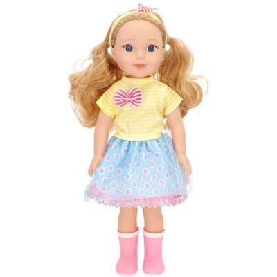 COLORBABY Mara Przegubowa lalka dla dzieci, 36 cm, blond włosy, styl codzienny, odzież w zestawie, realistyczne lalki, zabawki dla dzieci 3 lata, prezenty świąteczne dla dzieci (39360) COLORBABY Mara Przegubowa lalka dla dzieci, 36 cm, blond włosy, styl codzienny, odzież w zestawie, realistyczne lalki, zabawki dla dzieci 3 lata, prezenty świąteczne dla dzieci (39360)