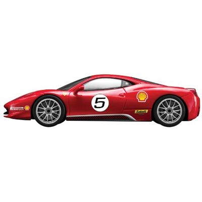 Dickie Toys Dickie-Schuco 413312002 True Scale Ferrari 458, czerwony -2011-1:43 Italia Challenge, czerwony Dickie Toys Dickie-Schuco 413312002 True Scale Ferrari 458, czerwony -2011-1:43 Italia Challenge, czerwony