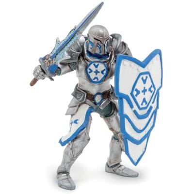 Papo Figurka Srebrnego Rycerza, Dzielny Świat Fantasy, Zabawka dla dzieci od 3 lat Epickie zadania i legendarne bitwy do wyobrażenia Papo Figurka Srebrnego Rycerza, Dzielny Świat Fantasy, Zabawka dla dzieci od 3 lat Epickie zadania i legendarne bitwy do wyobrażenia