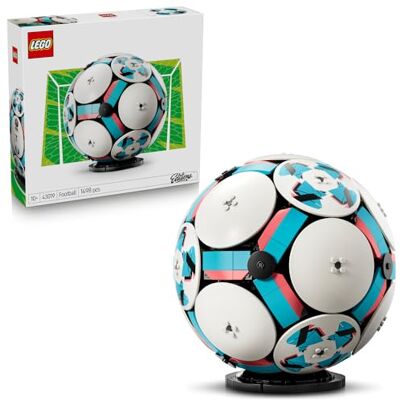 Lego Editions Piłka nożna 43019 Sportowa dekoracja, zestaw klocków dla dzieci, prezent dla fana piłki nożnej, dla chłopców i dziewczynek 10+, 1498 elementów Lego Editions Piłka nożna 43019 Sportowa dekoracja, zestaw klocków dla dzieci, prezent dla fana piłki nożnej, dla chłopców i dziewczynek 10+, 1498 elementów