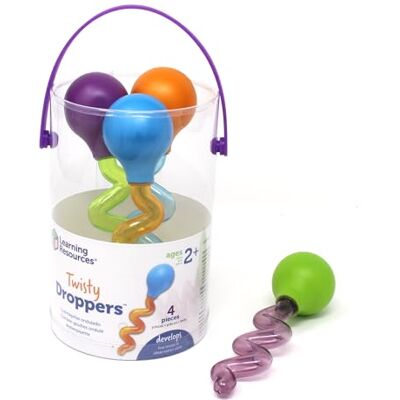 Learning Resources Twisty Droppers 4-Kawałek Zestaw Learning Resources Twisty Droppers 4-Kawałek Zestaw