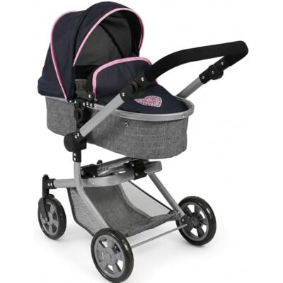 Bayer Chic - 595-26 - Szary - Do 52 cm - Wózek dla lalek Bayer Chic - 595-26 - Szary - Do 52 cm - Wózek dla lalek