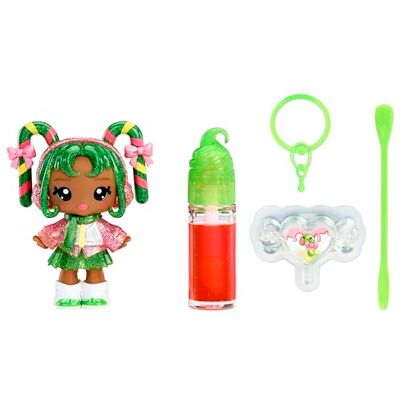 Yummiland x Holiday Lip Gloss Doll – Halle Candy Cane – Laleczka z Błyszczykiem do Samodzielnego Wykonania i Breloczkiem, Zabawa z Makijażem, Kolekcja Sezonowa, Dla Dzieci w Wieku od 4. Lat Yummiland x Holiday Lip Gloss Doll – Halle Candy Cane – Laleczka z Błyszczykiem do Samodzielnego Wykonania i Breloczkiem, Zabawa z Makijażem, Kolekcja Sezonowa, Dla Dzieci w Wieku od 4. Lat