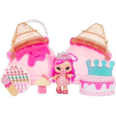 Yummiland Beauty Bag Playset + Lip Gloss Doll Ice Cream Bag w Zestawie Lalka Bianca Bubblegum, Lakier i Naklejki do Paznokci, Zestaw do Manicure, Kosmetyczna Frajda dla Dzieci od 4. Roku Życia Yummiland Beauty Bag Playset + Lip Gloss Doll Ice Cream Bag w Zestawie Lalka Bianca Bubblegum, Lakier i Naklejki do Paznokci, Zestaw do Manicure, Kosmetyczna Frajda dla Dzieci od 4. Roku Życia