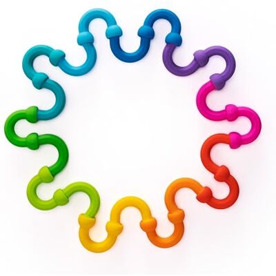 Fat Brain Toys Plip Links Kreatywna zabawa Silikonowe Zabawki Budowlane Kreatywne Przedszkole Zabawki Budowlane Zabawki Dla Dzieci 3-12 Lat Fat Brain Toys Plip Links Kreatywna zabawa Silikonowe Zabawki Budowlane Kreatywne Przedszkole Zabawki Budowlane Zabawki Dla Dzieci 3-12 Lat
