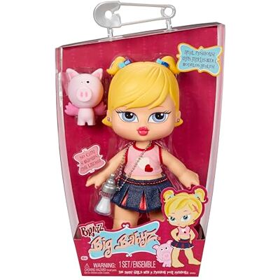 Bratz Big Babyz Cloe 34-centymetrowa Duża Lalka Kolekcjonerska ze Zwierzakiem, Akcesoriami i Prawdziwymi Ubraniami Bratz Big Babyz Cloe 34-centymetrowa Duża Lalka Kolekcjonerska ze Zwierzakiem, Akcesoriami i Prawdziwymi Ubraniami