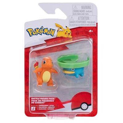 Pokémon Battle Figure 2-pack PKW4529 Charmander & Lotad Official Pokemon Toy for children 4+ years Pokémon Battle Figure 2-pack PKW4529 Charmander & Lotad Official Pokemon Toy for children 4+ years