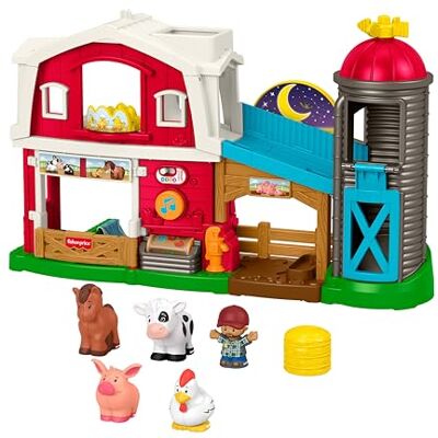Fisher Price Little People Wesoła farma zwierząt, wielojęzyczna Fisher Price Little People Wesoła farma zwierząt, wielojęzyczna