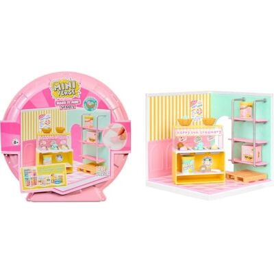 MGA's Miniverse MGA’s Miniverse Make It Mini Spaces: Ice Cream Shop – Zestaw do Zbudowania Własnej Mini Lodziarni, DIY, Kreatywna Zabawa dla Dzieci w Wieku 8+ i Kolekcjonerów, NIEJADALNE MGA's Miniverse MGA’s Miniverse Make It Mini Spaces: Ice Cream Shop – Zestaw do Zbudowania Własnej Mini Lodziarni, DIY, Kreatywna Zabawa dla Dzieci w Wieku 8+ i Kolekcjonerów, NIEJADALNE