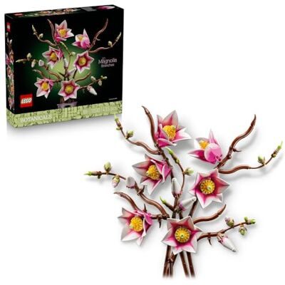 Lego Botanicals Gałązki magnolii, kwiatowa dekoracja, zestaw klocków dla dorosłych i miłośników roślin, pomysł na prezent dla kobiet i mężczyzn, na urodziny, parapetkówkę lub walentynki 11510 Lego Botanicals Gałązki magnolii, kwiatowa dekoracja, zestaw klocków dla dorosłych i miłośników roślin, pomysł na prezent dla kobiet i mężczyzn, na urodziny, parapetkówkę lub walentynki 11510