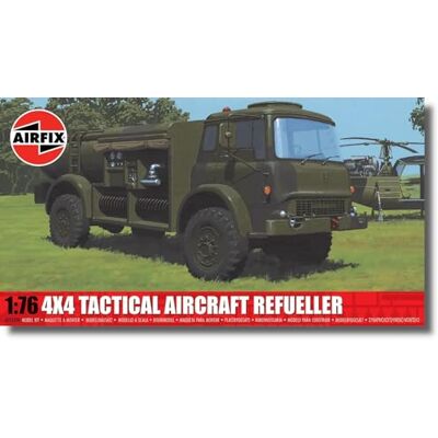 Airfix A02329A 4x4 Taktyczny Tankowiec Lotniczy klasyczny zestaw modelarski, pojazdy wojskowe, dla osób w wieku od 8 lat Airfix A02329A 4x4 Taktyczny Tankowiec Lotniczy klasyczny zestaw modelarski, pojazdy wojskowe, dla osób w wieku od 8 lat