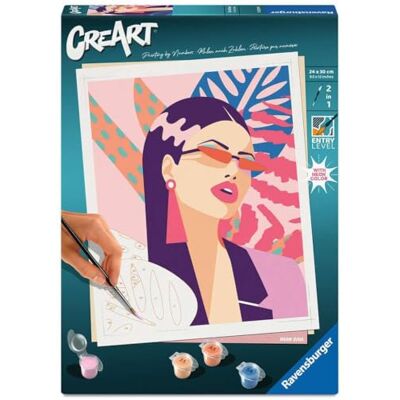 Ravensburger CreArt Adults Trend Neon Diva Ravensburger CreArt Adults Trend Neon Diva