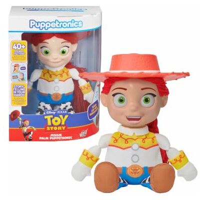 Famosa Puppetronic Disney Jessie Interaktywna animatroniczna lalka, głowa i usta z czujnikiem dotykowym, autentyczne dźwięki i technologia Chatty Tech, idealna do odtwarzania Toy Story, (REY00200) Famosa Puppetronic Disney Jessie Interaktywna animatroniczna lalka, głowa i usta z czujnikiem dotykowym, autentyczne dźwięki i technologia Chatty Tech, idealna do odtwarzania Toy Story, (REY00200)