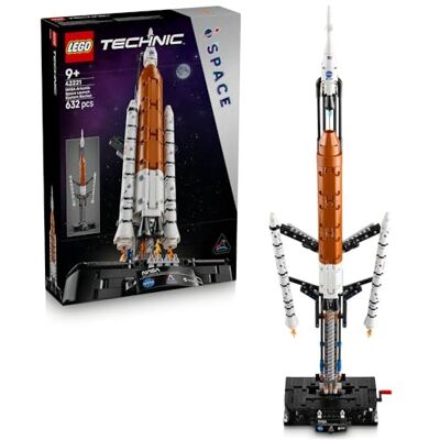 Lego Technic Rakieta SLS NASA Artemis, model rakiety, zabawka konstrukcyjna dla dzieci, zestaw edukacyjny opracowany z NASA, prezent dla chłopca i dziewczynki w wieku od 9 lat 42221 Lego Technic Rakieta SLS NASA Artemis, model rakiety, zabawka konstrukcyjna dla dzieci, zestaw edukacyjny opracowany z NASA, prezent dla chłopca i dziewczynki w wieku od 9 lat 42221