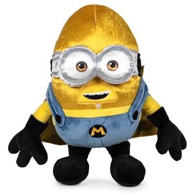 Famosa softies 27 cm New Minions Super Hero Despicable Movie Me 4 Pluszowa zabawka Minion z błyszczącą tkaniną, pluszowe zwierzątko z miękkim wypełnieniem, dla dzieci w wieku 0 lat +, sławna Famosa softies 27 cm New Minions Super Hero Despicable Movie Me 4 Pluszowa zabawka Minion z błyszczącą tkaniną, pluszowe zwierzątko z miękkim wypełnieniem, dla dzieci w wieku 0 lat +, sławna