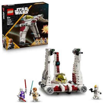 Lego Star Wars Myśliwiec V-19 Torrent, zabawka konstrukcyjna dla dzieci, statek gwiezdny do zbudowania z 3 minifigurkami, pomysł na prezent dla chłopca, fana serialu Gwiezdne Wojny: Wojny klonów 75432 Lego Star Wars Myśliwiec V-19 Torrent, zabawka konstrukcyjna dla dzieci, statek gwiezdny do zbudowania z 3 minifigurkami, pomysł na prezent dla chłopca, fana serialu Gwiezdne Wojny: Wojny klonów 75432