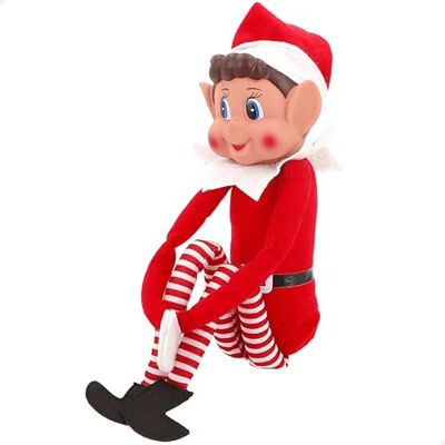 COLORBABY Elves Behavin' Badly niegrzeczny elf, Jumbo 50 cm, oryginalna lalka Elvie lub Elfie, niegrzeczny elf, miękkie ciało i twarz winyl, świąteczny elf, pluszowa zabawka świąteczna (77699) COLORBABY Elves Behavin' Badly niegrzeczny elf, Jumbo 50 cm, oryginalna lalka Elvie lub Elfie, niegrzeczny elf, miękkie ciało i twarz winyl, świąteczny elf, pluszowa zabawka świąteczna (77699)