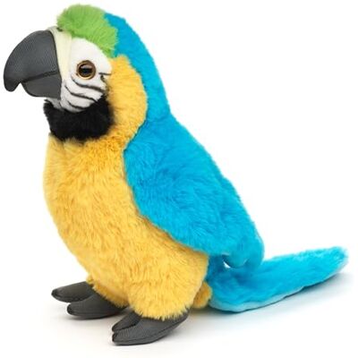 Uni-Toys papuga niebieska 20 cm (wysokość) pluszowy ptak, ara pluszowa zabawka, przytulanka Uni-Toys papuga niebieska 20 cm (wysokość) pluszowy ptak, ara pluszowa zabawka, przytulanka