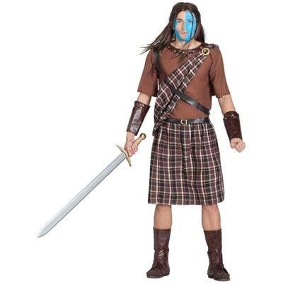 Boland kostium góralski dla dorosłych, 8-częściowy, przebranie na imprezy tematyczne, Halloween lub karnawał, szkocki wojownik Boland kostium góralski dla dorosłych, 8-częściowy, przebranie na imprezy tematyczne, Halloween lub karnawał, szkocki wojownik