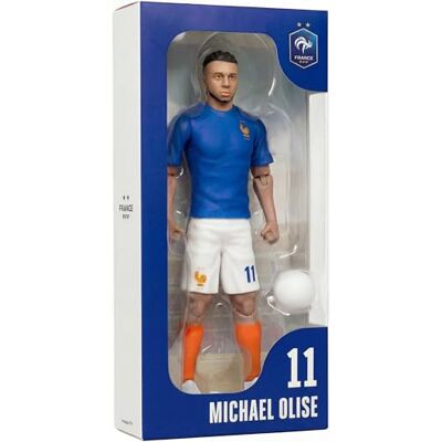 Megableu Figurka FFF Olise nr 11-20 cm Duża przegubowa figurka piłkarska 10 punktów oficjalna licencja francuskiej drużyny zabawka piłkarska z piłką pomysł na prezent dla niebieskiego Megableu Figurka FFF Olise nr 11-20 cm Duża przegubowa figurka piłkarska 10 punktów oficjalna licencja francuskiej drużyny zabawka piłkarska z piłką pomysł na prezent dla niebieskiego