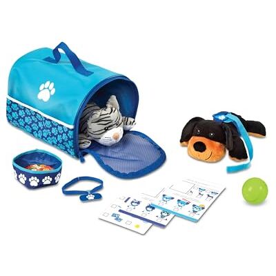 Melissa & Doug Niebieski Zestaw Podróżny dla Zwierząt - Zabawka Melissa & Doug Niebieski Zestaw Podróżny dla Zwierząt - Zabawka