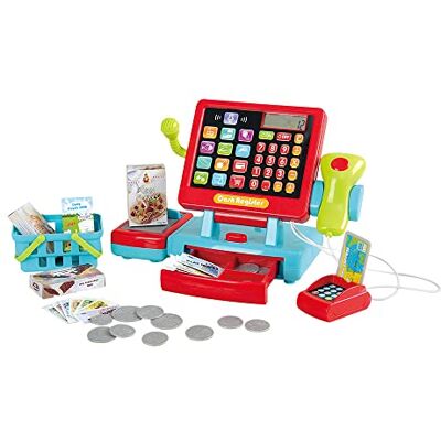 COLORBABY PlayGo- Elektryczna kasa rejestracyjna z dotykiem, 44585, zielona, grzech talla COLORBABY PlayGo- Elektryczna kasa rejestracyjna z dotykiem, 44585, zielona, grzech talla