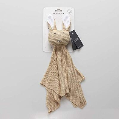 BamBoom Doudou Bunny de Punto Light Gold pluszowe zwierzątka i lalki, uniseks BamBoom Doudou Bunny de Punto Light Gold pluszowe zwierzątka i lalki, uniseks