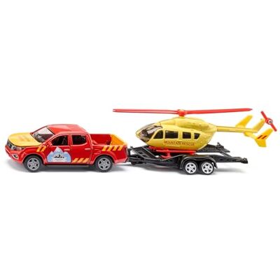 SIKU Nissan Navara z helikopterem SIKU Nissan Navara z helikopterem