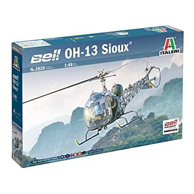 Italeri 2820S – 1:48 OH-13 Scout Helikopter Korea Wojna, modelarstwo, zestaw budowlany, budowa modeli, majsterkowanie, hobby, klejenie, plastikowy zestaw budowlany, wierne odwzorowanie szczegółów Italeri 2820S – 1:48 OH-13 Scout Helikopter Korea Wojna, modelarstwo, zestaw budowlany, budowa modeli, majsterkowanie, hobby, klejenie, plastikowy zestaw budowlany, wierne odwzorowanie szczegółów