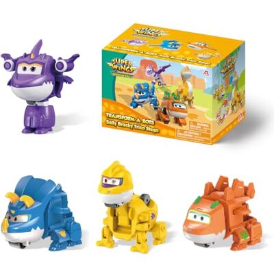 Super Kolekcja postaci transformacyjnych 4 szt. (Sally & Steggo & Trico & Brachy) Super Kolekcja postaci transformacyjnych 4 szt. (Sally & Steggo & Trico & Brachy)