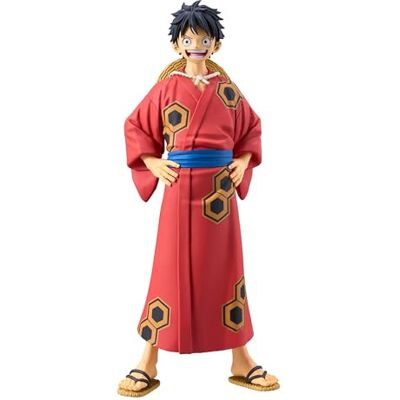 Banpresto Jednoczęściowy – Wanokuni Monkey D. Luffy (wersja Yukata), bandai Spirits DXF ~ seria Grandline ~ figurka Banpresto Jednoczęściowy – Wanokuni Monkey D. Luffy (wersja Yukata), bandai Spirits DXF ~ seria Grandline ~ figurka