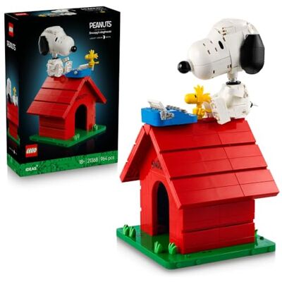 Lego Ideas Fistaszki: Buda Snoopy’ego 21368, zestaw konstrukcyjny z dwiema kolekcjonerskimi figurkami, nostalgiczna dekoracja, prezent dla miłośników komiksów i kolekcjonerów gadżetów ze Snoopym Lego Ideas Fistaszki: Buda Snoopy’ego 21368, zestaw konstrukcyjny z dwiema kolekcjonerskimi figurkami, nostalgiczna dekoracja, prezent dla miłośników komiksów i kolekcjonerów gadżetów ze Snoopym