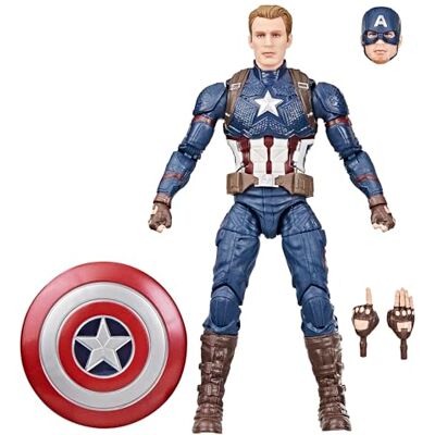 Marvel Hasbro Kapitan Ameryka z Serii Legends, 15-Centymetrowa Figurka Kolekcjonerska z Filmu Avengers: Koniec Gry Legends Studios 15 cm figurka Avengers Endgame Kapitan Ameryka Marvel Hasbro Kapitan Ameryka z Serii Legends, 15-Centymetrowa Figurka Kolekcjonerska z Filmu Avengers: Koniec Gry Legends Studios 15 cm figurka Avengers Endgame Kapitan Ameryka
