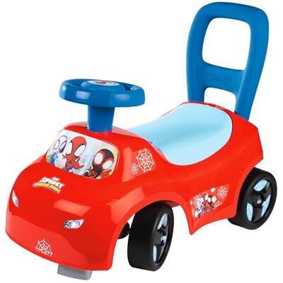 Smoby Spidey Samochodzik do jeżdżenia 2 w 1 Ewolucyjny Pomoc do chodzenia Kierownica Skrzynia z zabawkami Od 10 miesięcy Wyprodukowano we Francji Smoby Spidey Samochodzik do jeżdżenia 2 w 1 Ewolucyjny Pomoc do chodzenia Kierownica Skrzynia z zabawkami Od 10 miesięcy Wyprodukowano we Francji