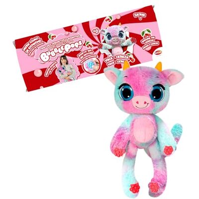 Bizak Bubble Pops, Magiczne Pluszaki Rozmnażające ich rozmiar x5, ekscytujący proces i zapach gumy do żucia, 12 różnych zwierząt z zapachem i łapkami Stem, Cherry Cow, (64492004-11) Bizak Bubble Pops, Magiczne Pluszaki Rozmnażające ich rozmiar x5, ekscytujący proces i zapach gumy do żucia, 12 różnych zwierząt z zapachem i łapkami Stem, Cherry Cow, (64492004-11)