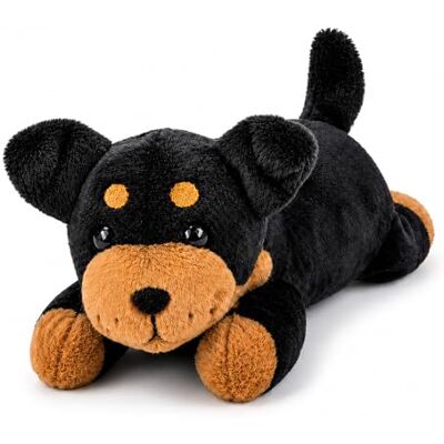 Carehabi Pluszowe zwierzątko dla psa Rottweiler, 33 cm, miękka pluszowa zabawka dla dzieci, niemowląt i małych dzieci, przytulanka dla dziewczynek i chłopców Carehabi Pluszowe zwierzątko dla psa Rottweiler, 33 cm, miękka pluszowa zabawka dla dzieci, niemowląt i małych dzieci, przytulanka dla dziewczynek i chłopców
